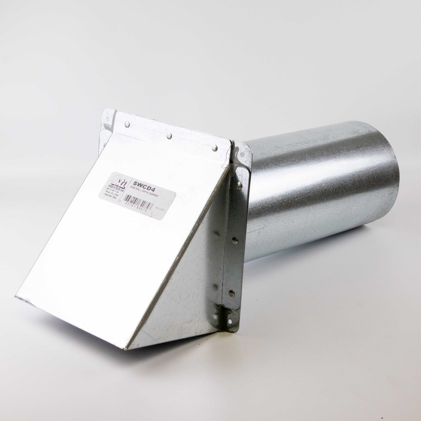 SIDE WALL CAP WITH DAMPER-SCREEN