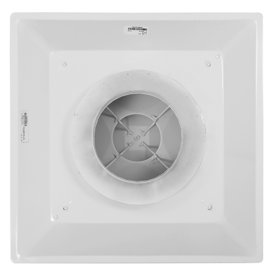 CEILING DIFFUSER 4 CONE 24X24 STEEL