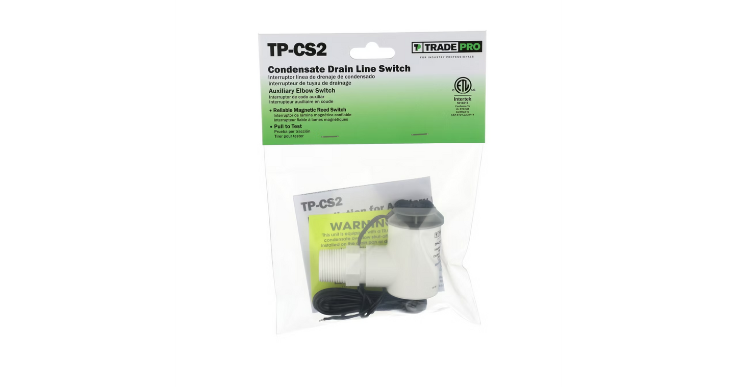 CONDENSATE DRAIN LINE SWITCH TRADE PRO CS2