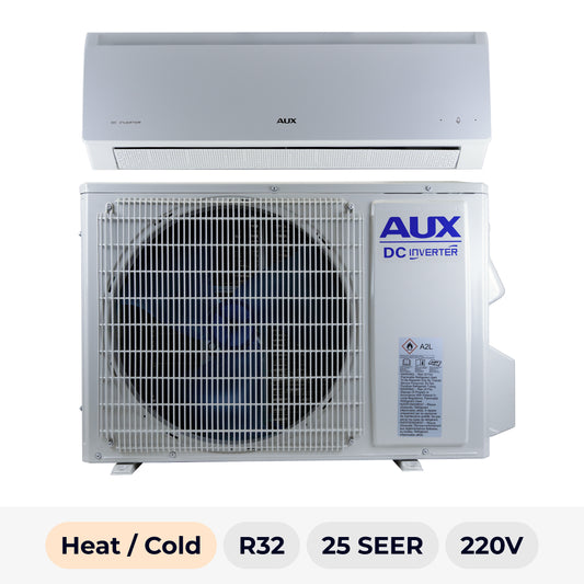 AUX 9000 BTU HEAT/COLD 25SEER R-32 220V