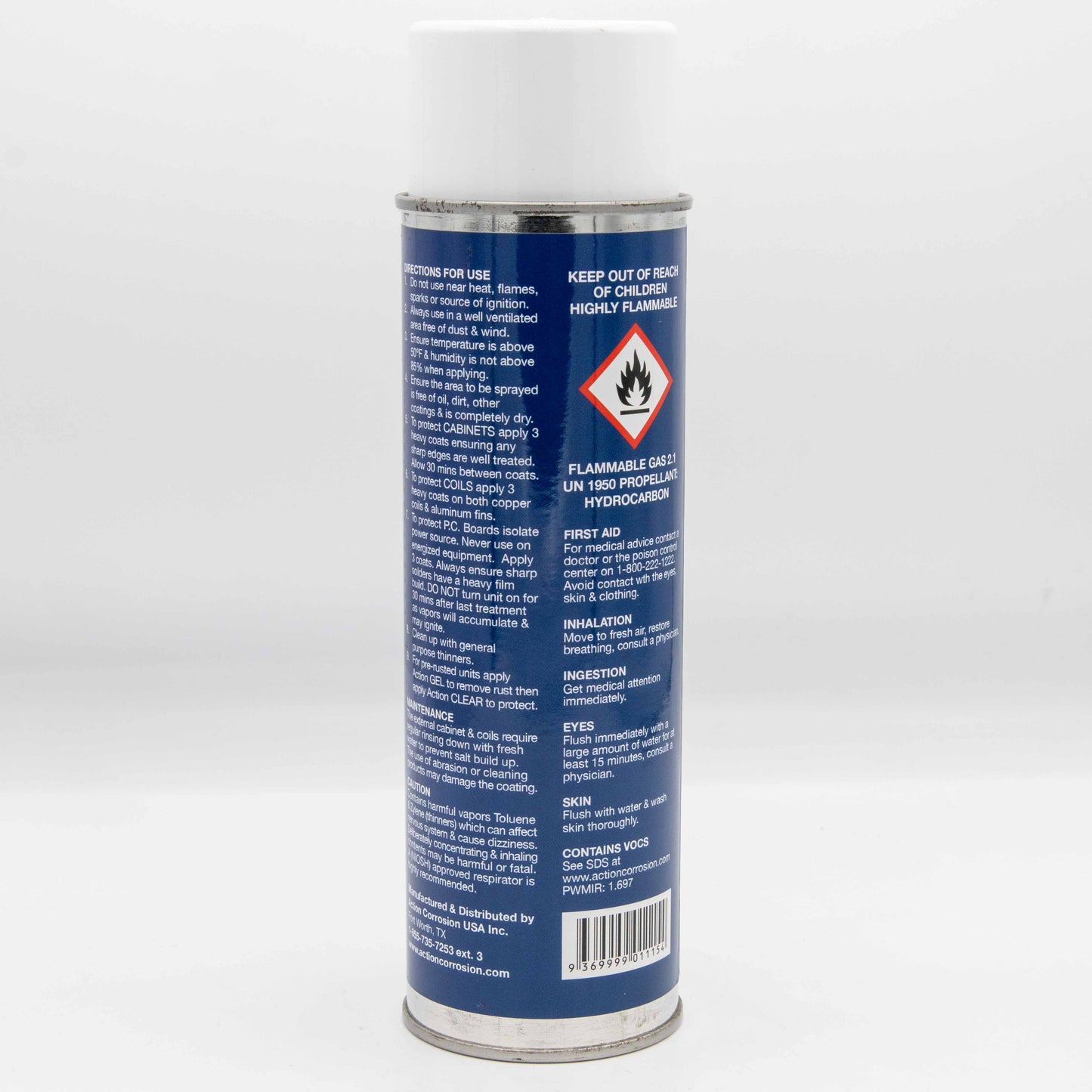 AEROSOL PROTECTOR CONTRA LA CORROSIÓN PARA HVAC DE ACCIÓN 350G