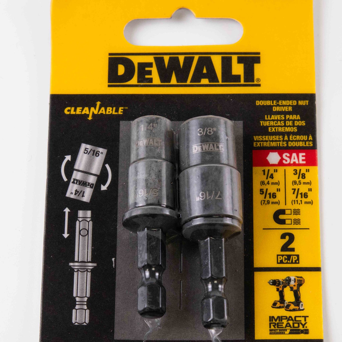 DEWALT DOUBLE ENDED NUT DRIVERDEWALT DOUBLE ENDED NUT DRIVER