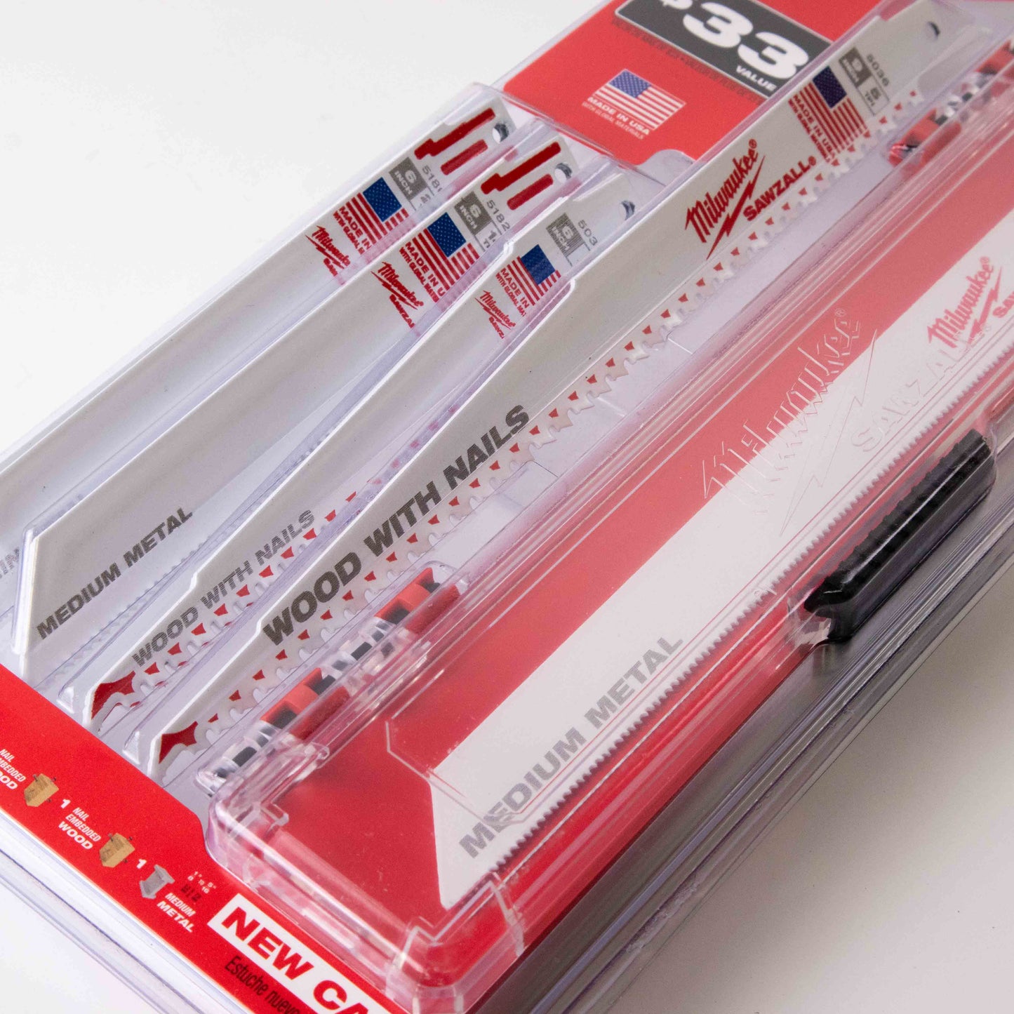 MILWAUKEE SAWZALL BLADE SET 10PC