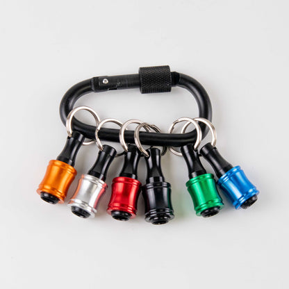 6 PCS 1/4 INCH HEX SHANK BIT HOLDER PORTABLE
