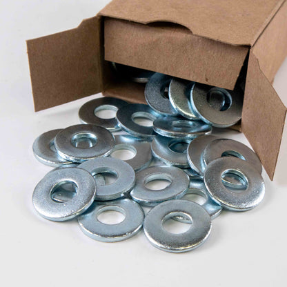 FLAT WASHER ZINC  100PCS