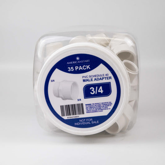 PVC COUPLING ADAPTER 3/4 (35 PACK)