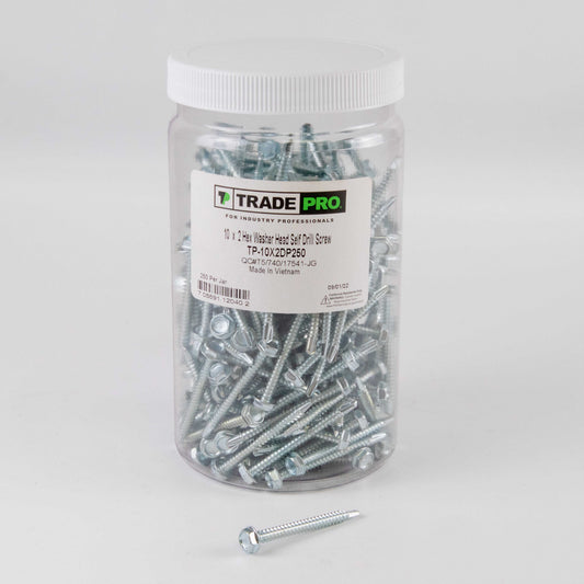 SCREW - HEX WASHER HEAD SCREW 10 X 2 250 PCS