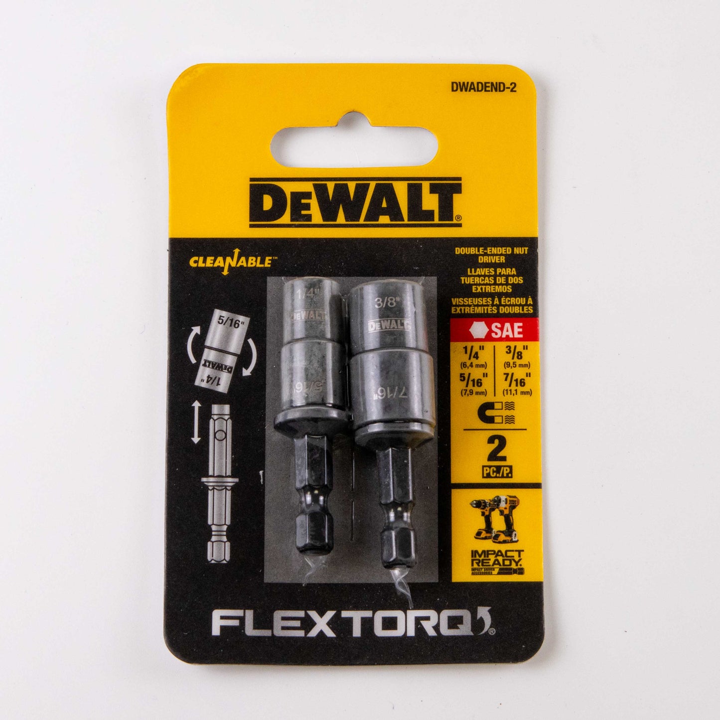 DEWALT DOUBLE ENDED NUT DRIVERDEWALT DOUBLE ENDED NUT DRIVER