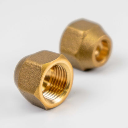 COPPER FLARE COUPLING CONNECTOR WITH NUTS
