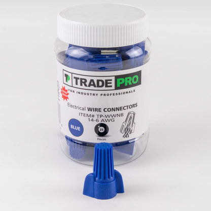 WIRE CONNECTORS -AWG 14-6/BLUE 25PCS
