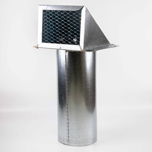 SIDE WALL CAP WITH DAMPER-SCREEN