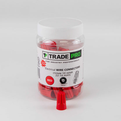 WIRE CONNECTORS -AWG 22-10/RED 50PCS