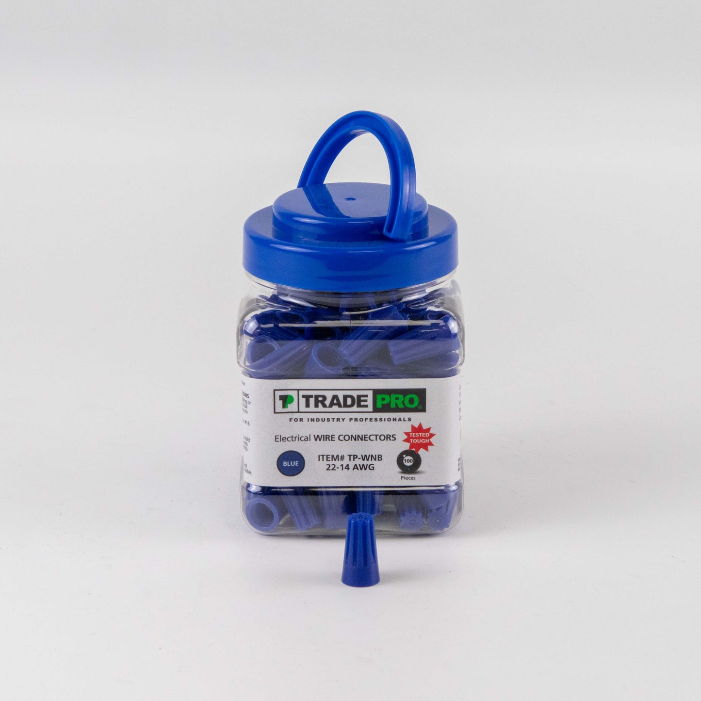 WIRE CONNECTORS -AWG 22-14/BLUE 100PCS