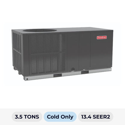 GOODMAN 3.5 TON PACKAGE UNIT COLD ONLY R-32