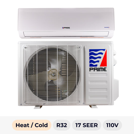 PRIME 12000 BTU HEAT/COLD 17 SEER R-32 110V