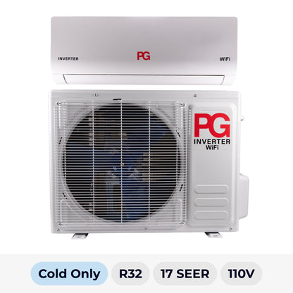 PG 12000 BTU COLD ONLY 17 SEER2 R-32 110V
