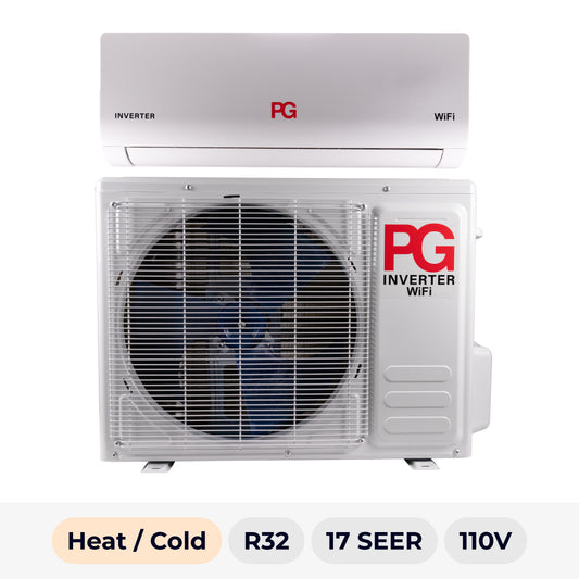 PG 12000 BTU HEAT/COLD 17 SEER R-32 110V