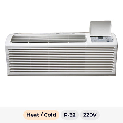 OLMO 12,000 BTU Smart PTAC Heat/Cool with 3.5 kW Heat Strip R-32 220V
