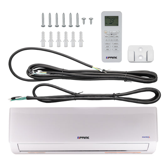 PRIME 12000 BTU HEAT/COLD 17 SEER R-32 110V