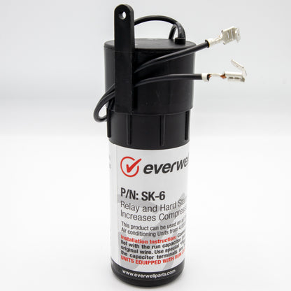 HARD START CAPACITOR 1/2 10 HP 500% Everwell
