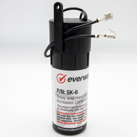 HARD START CAPACITOR 1/2 10 HP 500% Everwell