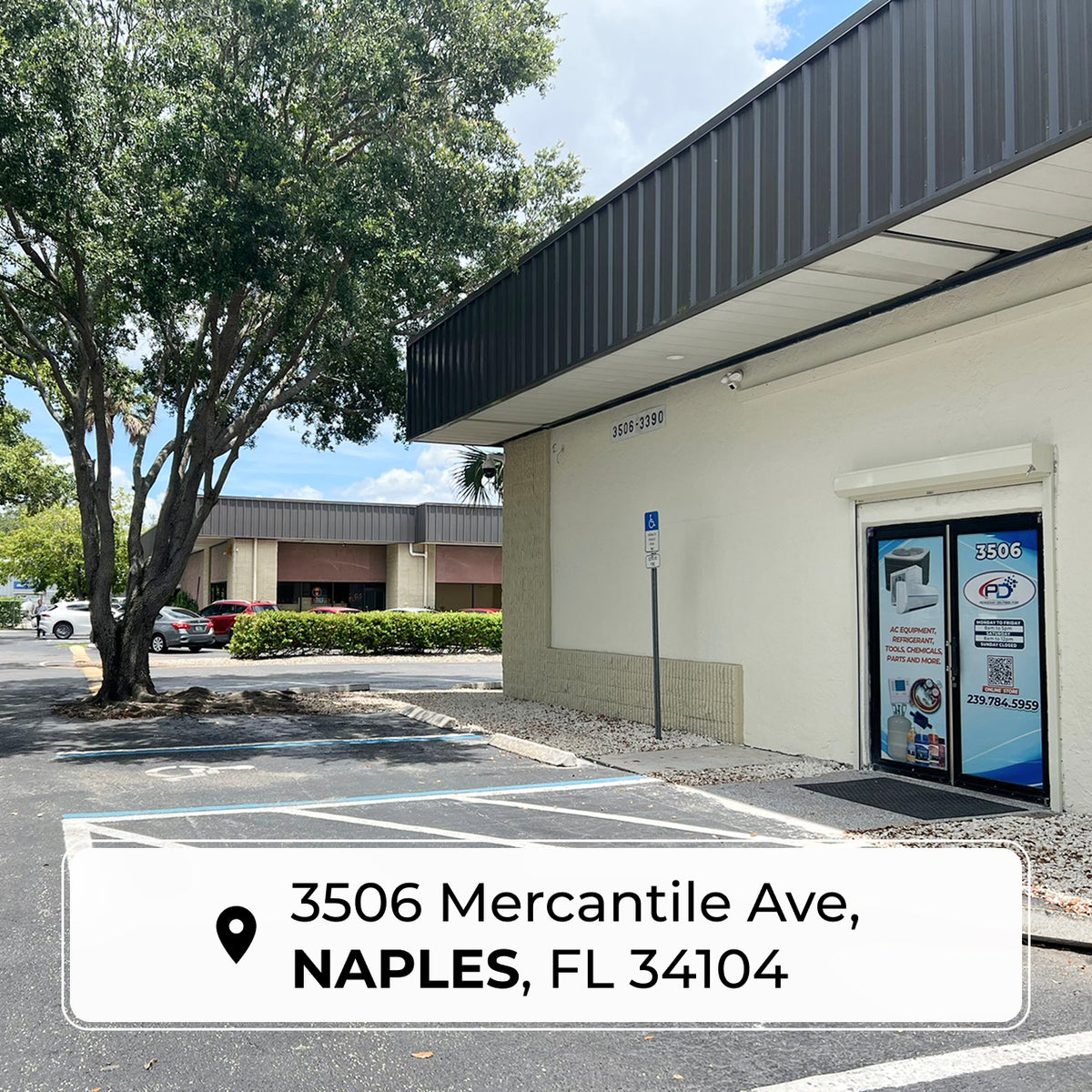Perdomo Distributor HVAC supply store in Naples, FL